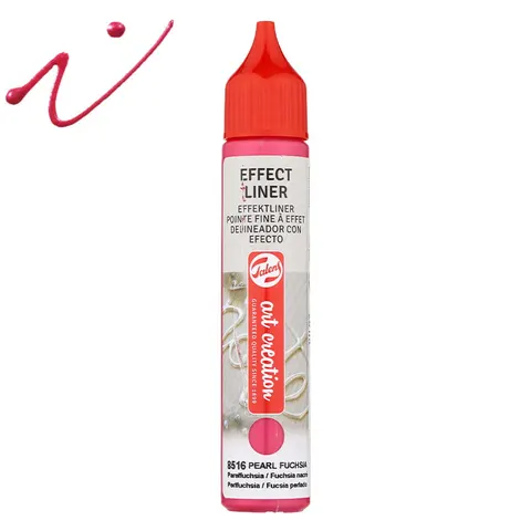 Farba strukturalna relief Effect Liner Art Creation - 8516 Pearl fuchsia