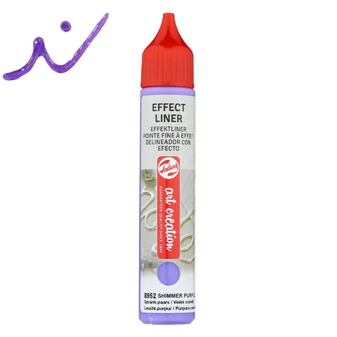 Farba strukturalna relief Effect Liner Art Creation - 8952 Shimmer purple