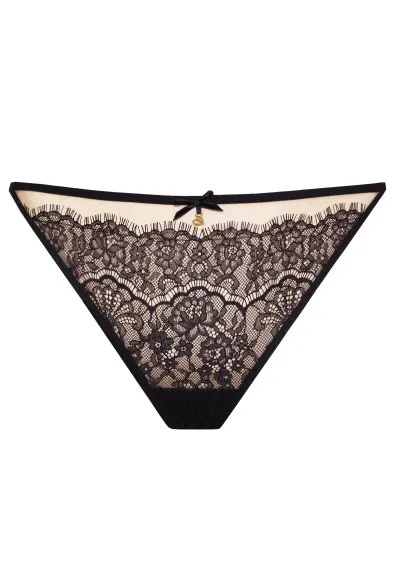 Samanta - Stringi Lara C300 czarny L Czarny