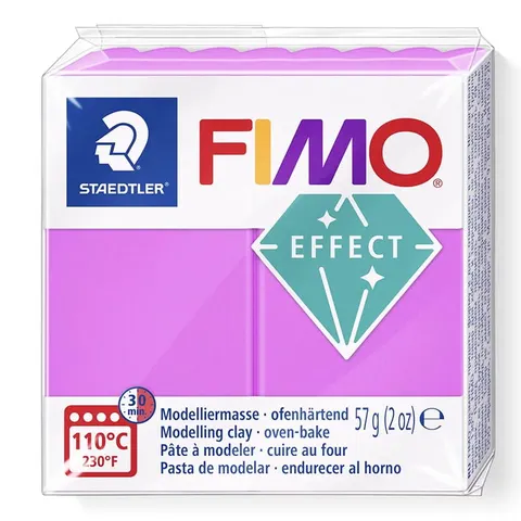 Modelina Fimo Effect Neon Staedtler 57 g - 601 Fioletowy
