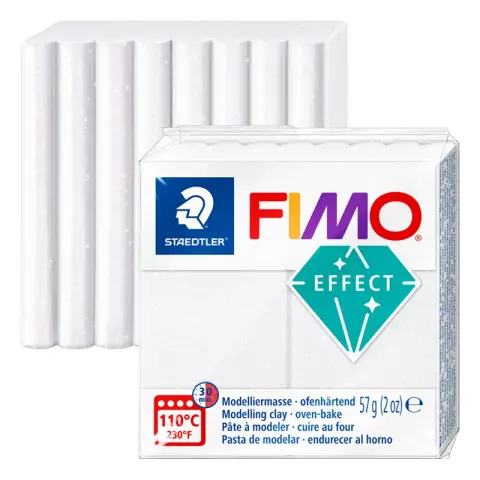 Modelina Fimo Effect Galaxy Staedtler 57 g - 002 Biały