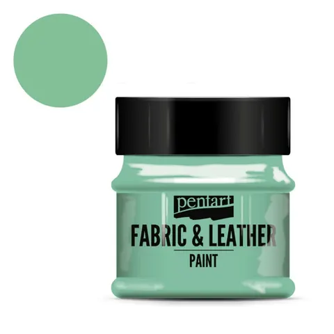 Farba do tkanin i skór 50ml pistacja, Pentart