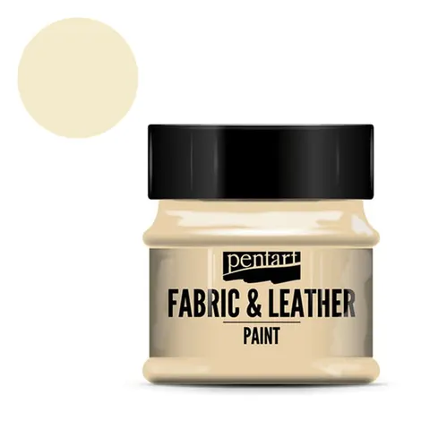 Farba do tkanin i skór Pentart Fabric & Leather 50 ml - Skorupka jajka