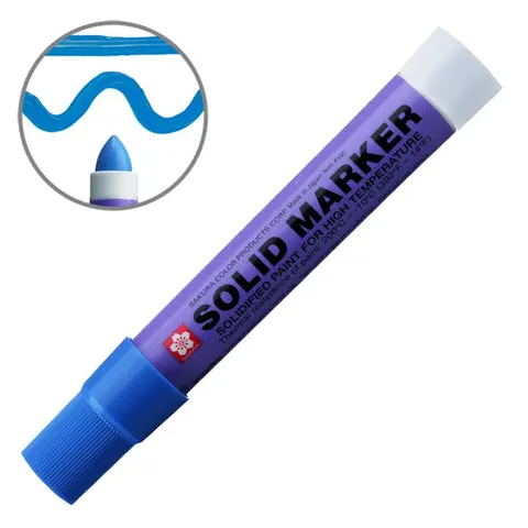 Marker przemysłowy Sakura Solid Marker Original - Blue