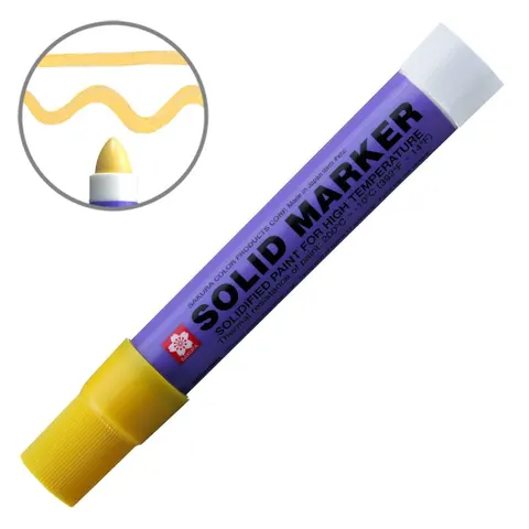 Marker przemysłowy Sakura Solid Marker Original - Yellow