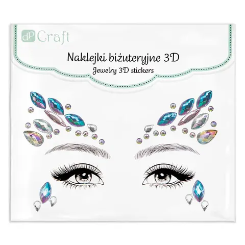 Naklejki biżuteryjne na twarz dpCraft Night Beauty