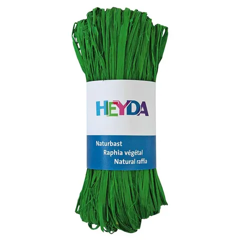 Rafia dekoracyjna Heyda 50 g - zielona jasna