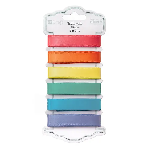 Wstążki dpCraft tasiemki 6 x 2 m - 061 Brights