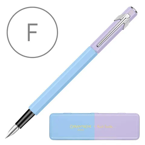 Pióro wieczne 849 Caran d'Ache + Paul Smith - SkyBlue Lavender (F)