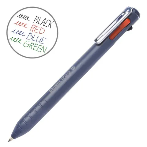 Długopis wielokolorowy 4 w 1 Pentel iZee 0.7 mm granatowy