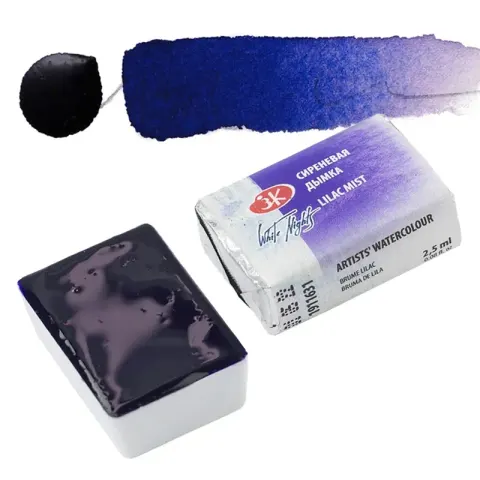 Farba akwarelowa Białe Noce kostka - 631 Lilac Mist