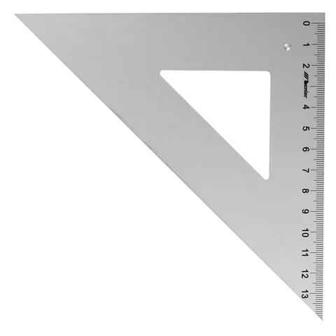 Ekierka aluminiowa Leniar 45°/21 cm