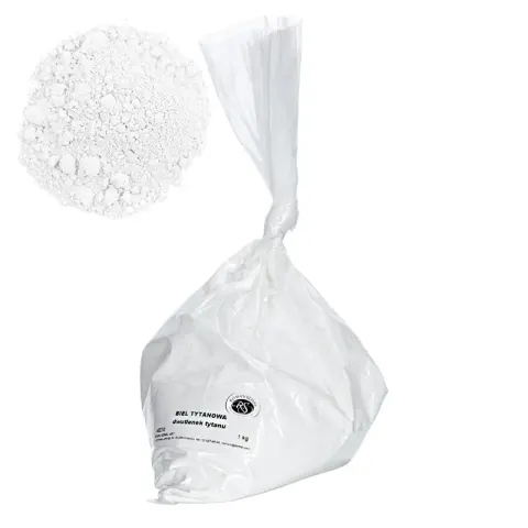 Pigment Biel tytanowa 1kg 46210 Szmal