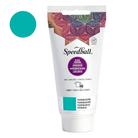 Farba graficzna do tkanin Speedball 75 ml Turquoise