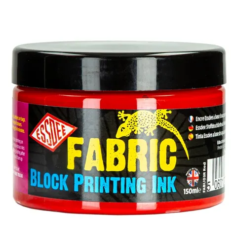 Tusz graficzny do tkanin Essdee Fabric block printing ink 150 ml - 03 Red