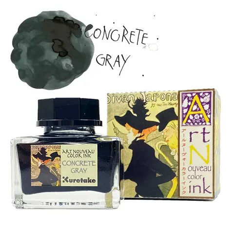 Atrament Kuretake Ink-Café Art Nouveau 21 ml - 539 Concrete Gray