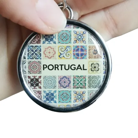 Portugalski brelok Azulejo kolorowe mozaiki