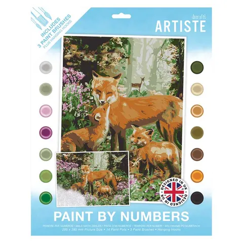 Malowanie po numerach docrafts Artiste A3 - Liski