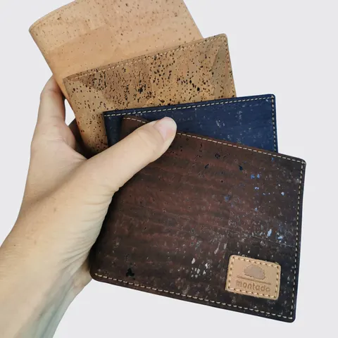 Średni wegański portfel męski Elegant RFID