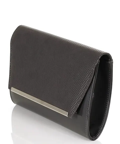 Elegancka szara kopertówka W52r