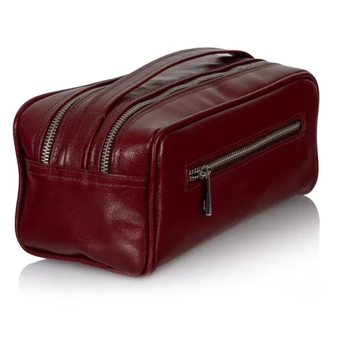 Kosmetyczka skórzana Tizano KM2 bordo