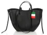 Czarna skórzana torba damska Shopper XL | BESTSELLER | Vera Pelle