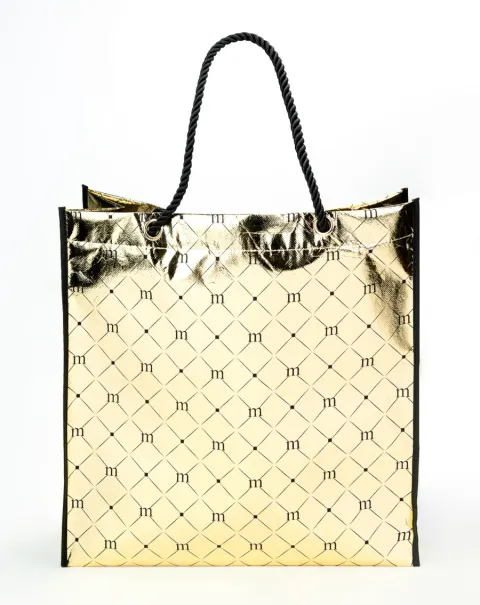 Monnari torba na zakupy Shopper Bag Złota Logo