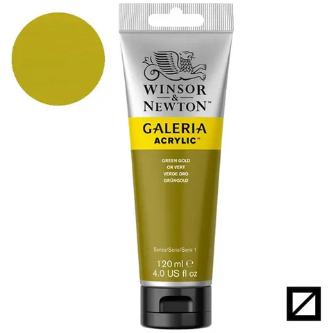 Farba akrylowa Galeria Winsor & Newton 120 ml - 294 Green Gold