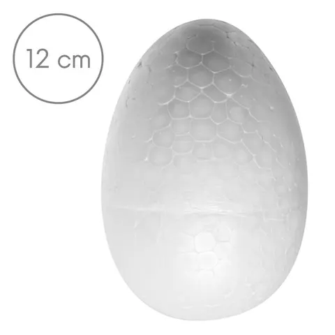 Jajka styropianowe dpCraft - 12 cm zestaw 4 szt.