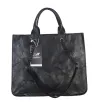 Andrea Massi Italy – duża torebka damska shopper bag A4 + listonoszka 2w1 eko skóra
