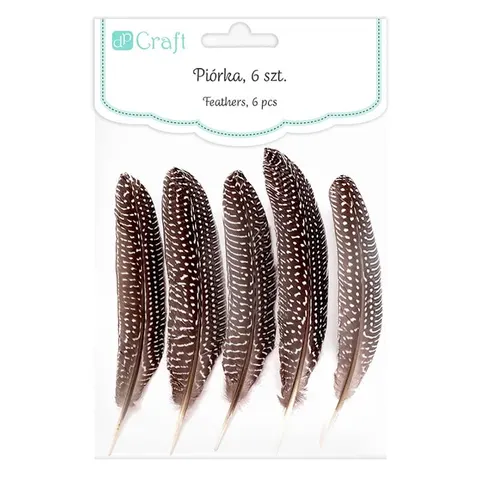 Piórka naturalne bażanta dpCraft 5 szt., 18 - 20 cm