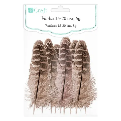 Piórka naturalne kacze dpCraft 5 g, 15 - 20 cm