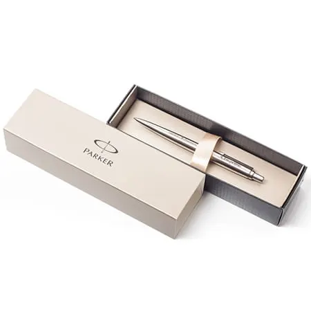 Długopis metalowy Parker Jotter Silver z grawerem - 10 szt.