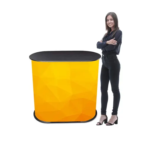 Trybunka reklamowa OWAL z wydrukiem 91 x 46 x 93 cm