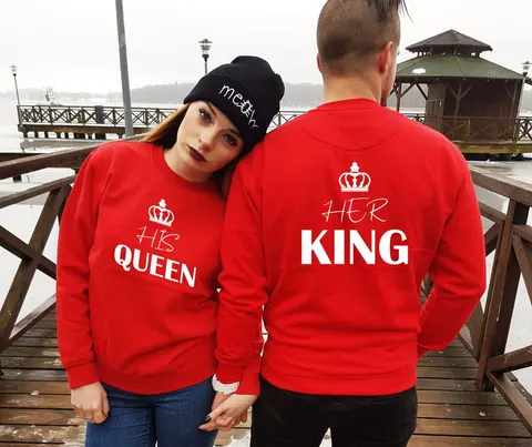 Bluza dla pary HIS Queen HER King