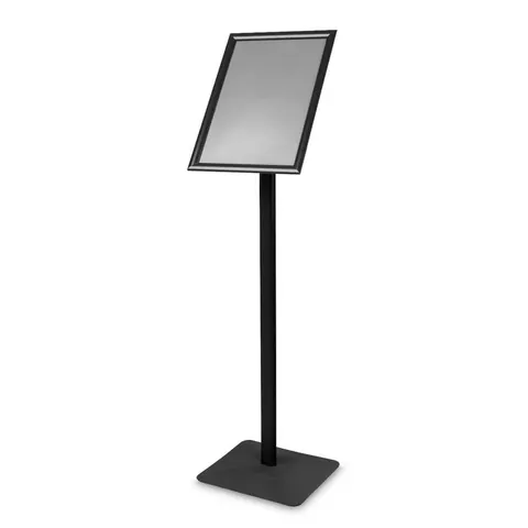 Stojak na menu / plakat / stojak informacyjny - Czarny Premium A4