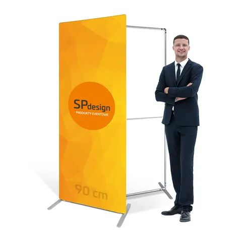 Tekstylny Roll-up 90 cm z wydrukiem sublimacyjnym