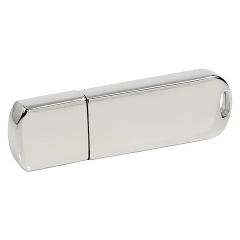 Chromowana Pamięć USB z grawerem od 10 szt.
