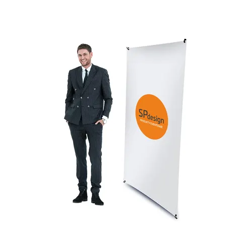 X-BANNER napinany 80 x 180 cm z wydrukiem i torbą