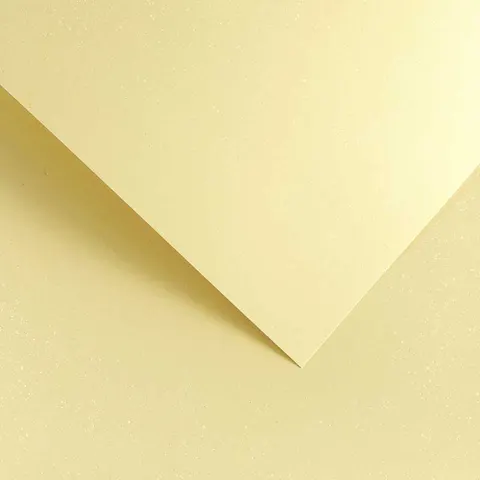 Papier ozdobny z drobinkami Mika kremowy - A4, 240 g, 20 ark.