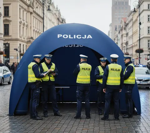 Namiot dla POLICJI pająk 3x3 stałociśnieniowy!