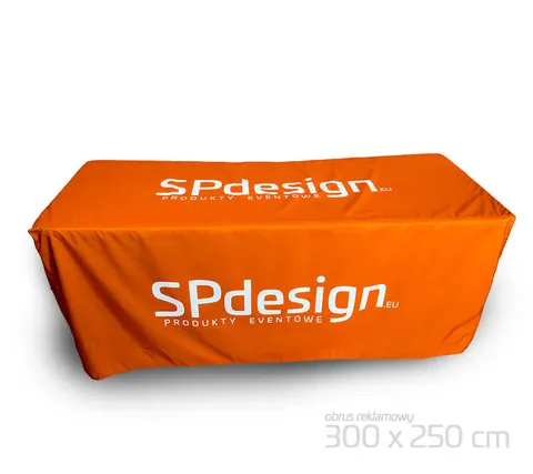 Obrus reklamowy 300x250 cm z nadrukiem Producent