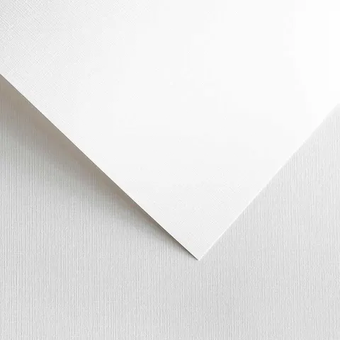 Papier ozdobny płótno biały - A4, 120 g, 50 szt.