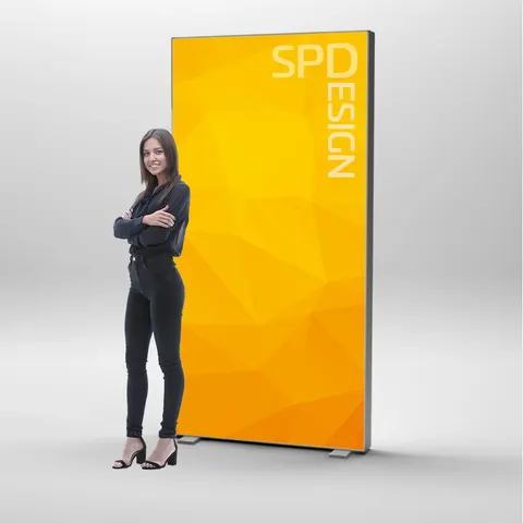 Kaseton Podświetlany VECTOR Wolnostojący Dwustronny 150 x 200 x 14 cm LED