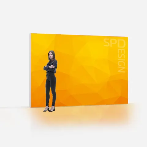 Kaseton Podświetlany VECTOR Wolnostojący Dwustronny 500 x 200 x 14 cm LED