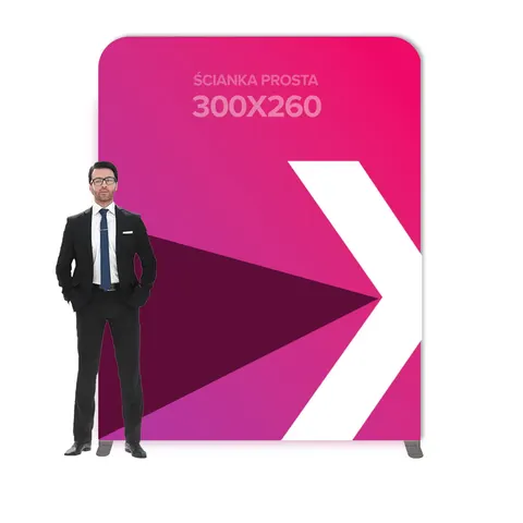 Ścianka reklamowa PROSTA 300 x 260