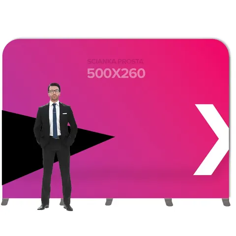 Ścianka reklamowa PROSTA 500 x 260