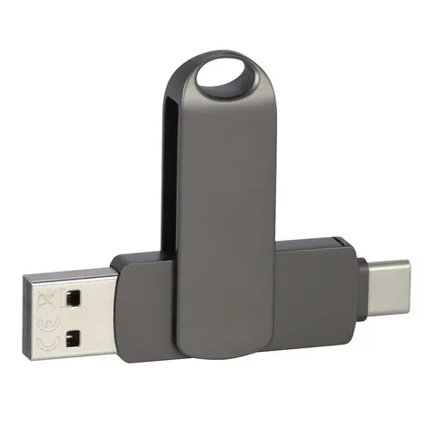 Pendrive reklamowy z dwoma końcówkami Typ A, Typ C od 10 szt.