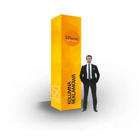 Kolumna reklamowa 4-boczna wysokość 3,5 m