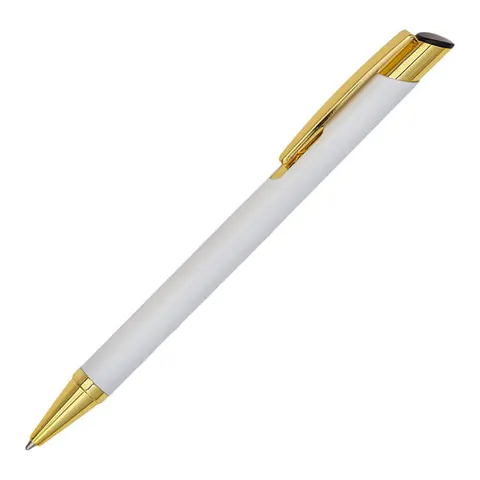 Długopis aluminiowy Lindi Biało-Złoty